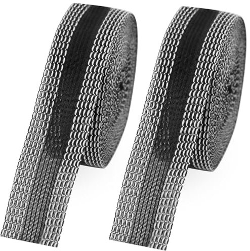 Suzmei Iron on Hemming Tape 10M - Permanent, Washable, Fabric Fuse Tape for Sewing, Curtains, Tablecloths (Black)