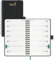 BEZEND 18-Monate Taschenkalender 2025 2026 klein (Juli 25-Dez 26), Kalender 25/26 Wochenplaner A6 1 Woche 2 Seiten mit 2 Spalten, Terminplaner Ringbuch 25/26 mit PU-Leder Softcover, Schwarz