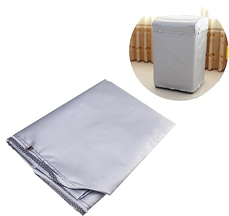 NUOBESTY Housse de Machine à Laver et Sèche Linge Couverture Étanche et Uv Protection Oxford pour Linge à Chargement Par Dessus