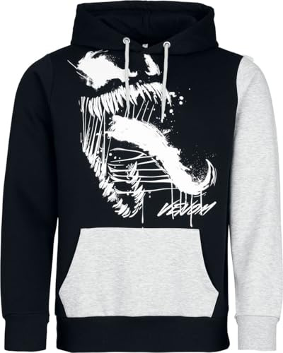 SPIDER-MAN-Man Venom - Tongue Männer Kapuzenpullover schwarz/grau