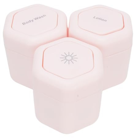 Zerodis Travel Container, Magnetic Leak Proof Travel Bottles Refillable with Lid Cosmetic Container Kits for Storing Facial Cleansers Shower Gels and Other Make Up Products