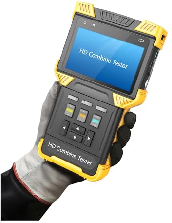 CCTV-Tester, DT-T70 4,0 Zoll HD Combine CCTV Tester Monitor H.264/ H.265/ 4K IP Analog Kamera Tester Mit TDR RJ45 Kabel Test(T70)