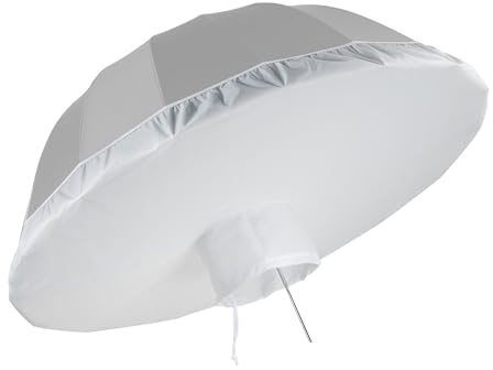 Walimex pro Diffusor für Parabol Reflexschirme Ø 165 cm – Lichtdiffusor für weiches, gleichmäßiges Licht in Fotostudio und Porträtfotografie