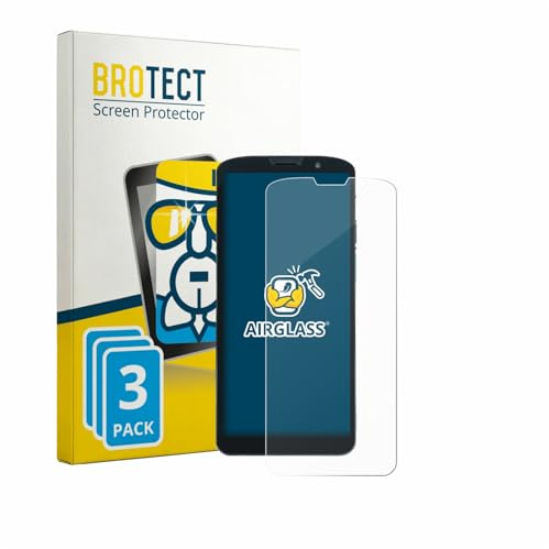 BROTECT 3 Stück Schutzglas für Unitech EA630 Schutzfolie Panzer Folie Glas[Extrem Kratzfest 9H, Anti-Fingerprint, Ultra-Transparent]