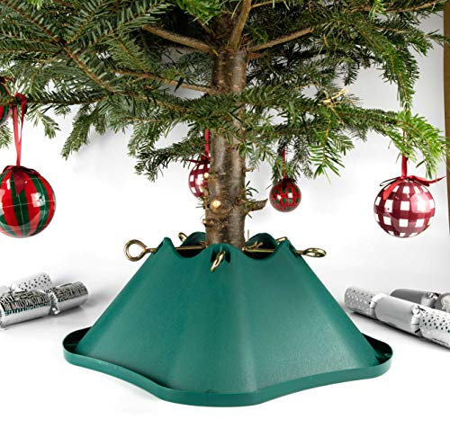 Bosmere Christmas Tree Stand for Trees up to 8 Feet with up to 5.5 Inch Trunk, G472, Green