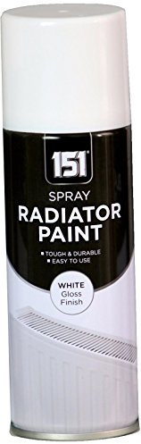 White Gloss Finish Radiator Spray Paint