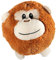 Karlie Moppelchen AFFE Bonky, Hundespielzeug, Plüsch- Braun, 12 cm