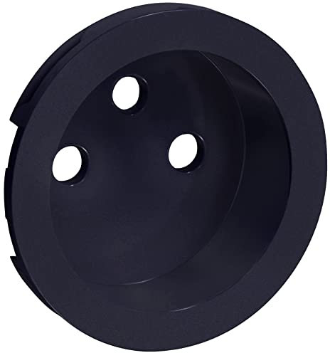 Schneider Electric - Odace Anthracite, enjoliveur seul prise de courant 2P+T 16A - S540659