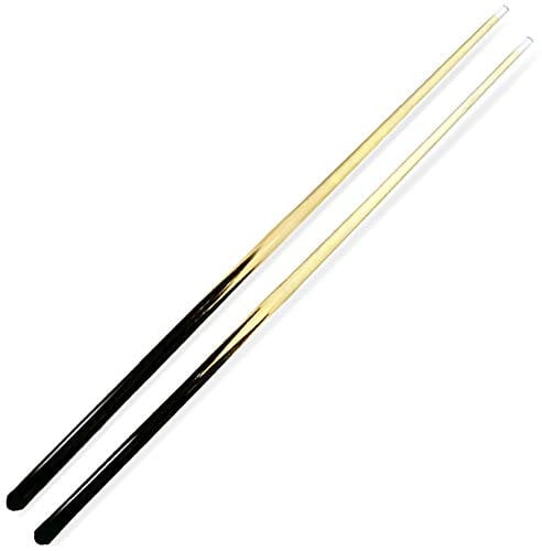 ISPIRITO Billardqueues Shorty Queues für Kinder, 91,4 cm, Hartholz, 13 mm, Kleberspitzen, 2 Stück