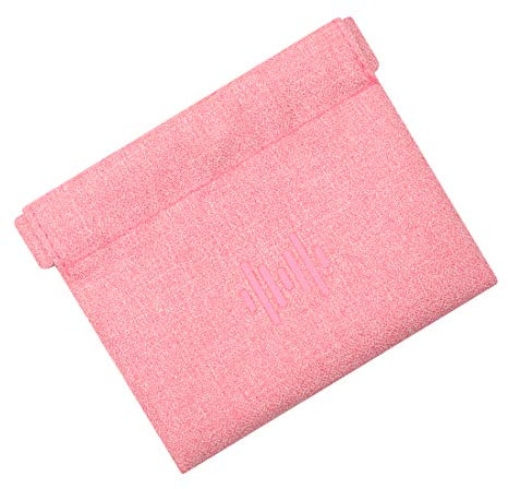 Geekria NOVA Sports Earbuds Pouch, Fitness Earbuds Protective Case, In-Ear Headphones Travel Bag Compatible with Anker SoundBuds Sport, EP-B13, Jabra WAVE, Stealth (Pink)