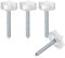 4 Pack Pointed Headboard Fixings - M8 Headboard Bolts, 105 MM with Washers