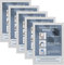 STANDNEE 5Packs A4 Magnetic Frame Self Adhesive Picture Frame,Display A4 Poster Frame, Magenetic Photo Frames for Fridge, Wall, Glass Window(Sliver)