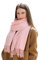 MASADA Damen Winterschal warmer und weicher Schal - Altrosa