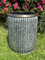 Galvanised Vintage Dolly Tub | Large Metal Steel Zinc Garden Flower Pot Trough Planter M