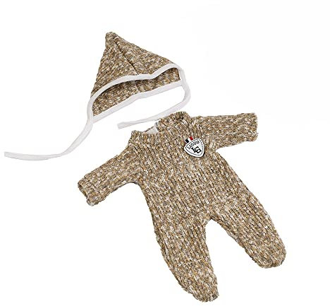 GIVBRO Puppenkleidung, Accessoires, Outfits, Schlafanzug, gestrickt, Einteiler, Freizeitkleidung für 30 cm, Babypuppen, Mädchen, Puppen, 2 Stück/Set