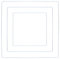 Rayher Metallformen Quadrat, weiß, sortiert, Box 3 Stück, je 1x 15 cm, 20 cm, 25 cm, Metallringe, Drahtformen zum Basteln, für Wickeltechnik, Floristik, Makramee Ring, 25220102
