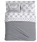 PENSIERI DELICATI Completo Letto Matrimoniale 100% Cotone, Completo Lenzuola Matrimoniali 180x200 Comprensivo di Lenzuolo sotto, sopra e 2 Federe, Made in Italy, Fantasia Lovely Check Grigio