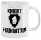 Urban Backwoods White Knight Foundation Logo Tasse Mit Spruch Kaffeetasse