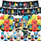 Computer Party Decorations Computer Birthday Party Supplies Includes Birthday Banner Balloons Cake Topper Cupcake Toppers