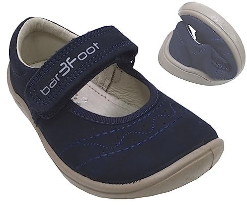 bar3foot Barfußschuhe/Ballerina Schuhe, Breite Leiste, Weite Weite, in Navy Blau von 3F 3BE22 (eu_Footwear_Size_System, Toddler, Numeric, Wide, Numeric_26)