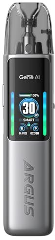 Voopoo Argus G2, Pod System, E-Zigarette, 1000 mAh, 3 ml, Farbe astral silver