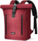 YOKGO Rucksack Damen & Herren, Rolltop Rucksack Wasserfest LaptopRucksack Schulrucksack mit 15,6 Laptopfach, Freizeitrucksack Backpack Daypack für Uni Schule Business Arbeit City Freizeit Reise