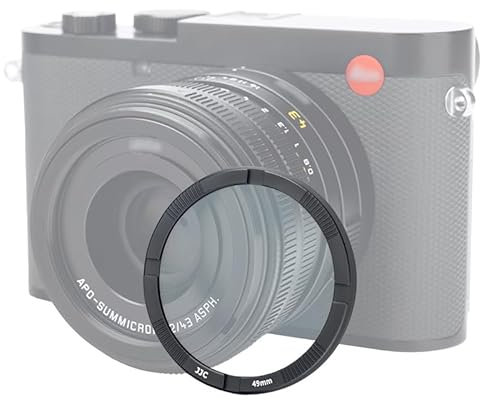 JJC Filtro UV ultra sottile per Leica Q3 43 Q3, 19 strati multi-rivestimento 99,3% trasmissione della luce anti-vignetta 3,7 mm protezione filtro lente con custodia a prova di umidità