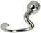 vhbw gancio compatibile con KitchenAid KSM152, KSM154, KSM153 robot da cucina - Attacco spirale, 14 x 6 cm, acciaio inox argento