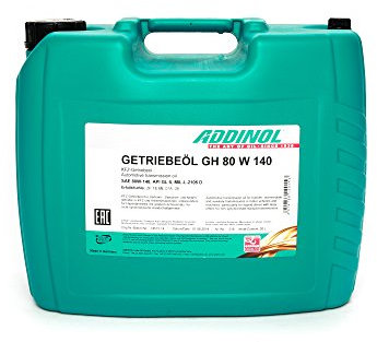 ADDINOL GH 80 W 140, Getriebeöl, (SAE-Klasse 140) teilsynthetisch, 20 L Kanister