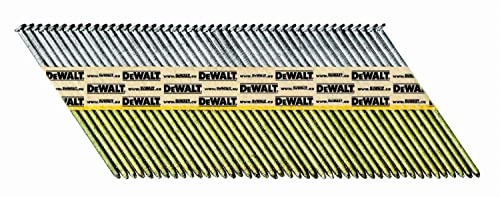 DEWALT DNPT28R63Z Clavos Cabeza Redonda Brillante 2.8x63mm for DIYers & Professionals, Ideal for Repair, Installation and Workshop tasks, red, 2200-piece Set