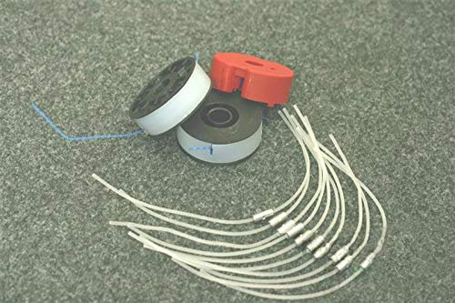 10 fils + 2 bobines + 1 support de fil compatible avec coupe-bordure électrique Einhell BG-ET 5030.
