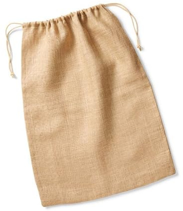 Westford Mill Jute-Tasche Jute Stuff Bag W415 Natural XS (14x20cm)
