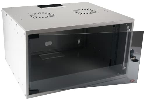 EFB 19 Zoll 06HE Wandgehäuse Basic, Tiefe 600mm 1-teilig, Flat Pack, RAL7035