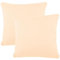 CelinaTex BeBasic Kissenbezug Doppelpack 40 x 40 cm Natur Mikrofaser Dekokissen Bezug Jersey