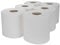 White 6 X Paper Rolls - 2 Ply Embossed Centre Feed - Hand Kitchen Towel Tissue Rolls