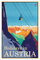 Blechschild 20x30cm gewölbt Urlaub Plakat Holidays in Austria Retro Deko Geschenk Schild