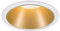 Paulmann 93405 Luminaria empotrable LED Cole redonda incl. 1x6,5 W reg., foco, blanco/oro mate, lámpara, plástico, aluminio-zinc, foco techo 2700 K