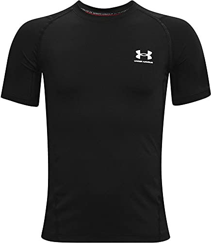 Under Armour Boys Ua Hg T-Shirt, Black, S EU