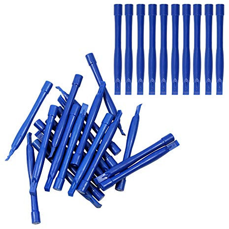 SPEEDWOX Lot de 30 barres de biche en plastique à tête plate pour téléphone et tablette