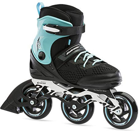 Bladerunner by Rollerblade Herren Fitness Inline Skate Formula 100, schwarz/hellblau, 9 (0T100500821)