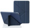 MuyDoux Funda para iPad 10,2 Pulgadas 9ª 8ª 7ª Generación (2021/2020/2019), Carcasa Origami iPad 9 8 7, Tapa Sedosa y Trasera Suave, 5-en-1 Múltiples Ángulos de Visión, Auto Sueño/Estela, Azul Oscuro