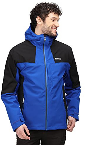 Regatta Wentwood VI wasserdichte Isotex Thermoguard 3-in-1-Jacke für Herren, RMP314, Surf Spray/Black (Black)