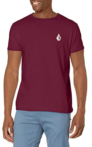 Volcom Herren Blaquedout Kurzen Ärmeln T-Shirt, Port, L