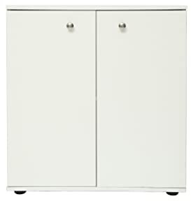 Aktenschrank Vandol mini weiß 74 cm hoch