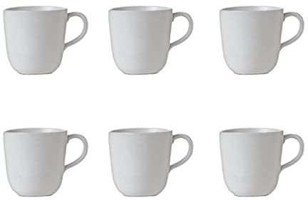 AIDA RAW Kaffeebecher, 20 cl, 6 Stück, Arctic White