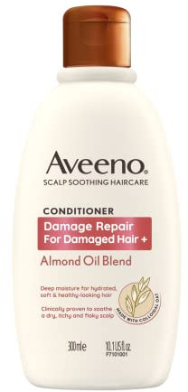 Aveeno haircare damage repair mandelöl conditioner for damaged hair 300ml