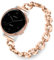 TRUMiRR Ersatz für Garmin Venu 3S/Venu 2S/Vivoactive 4S/Vivomove 3S Damen Armband,18mm Metall Masche Edelstahl Uhrenarmband Ersatzband für Fossil Damen Q Venture HR Gen 4/Gen 3,Withings Steel HR 36mm