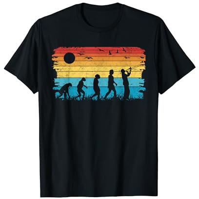 Posaune Evolution Retro Posaunenspieler Vintage Posaunist T-Shirt