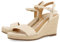 Gioseppo ZHEPE, Sandalias con cuña Tipo Alpargatas Mujer, Off-White, 37 EU