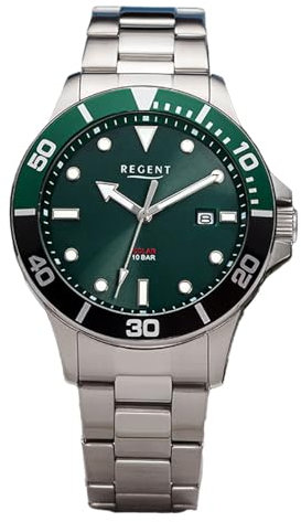 REGENT Solaruhr Taucher Edelstahl 41mm F-1544